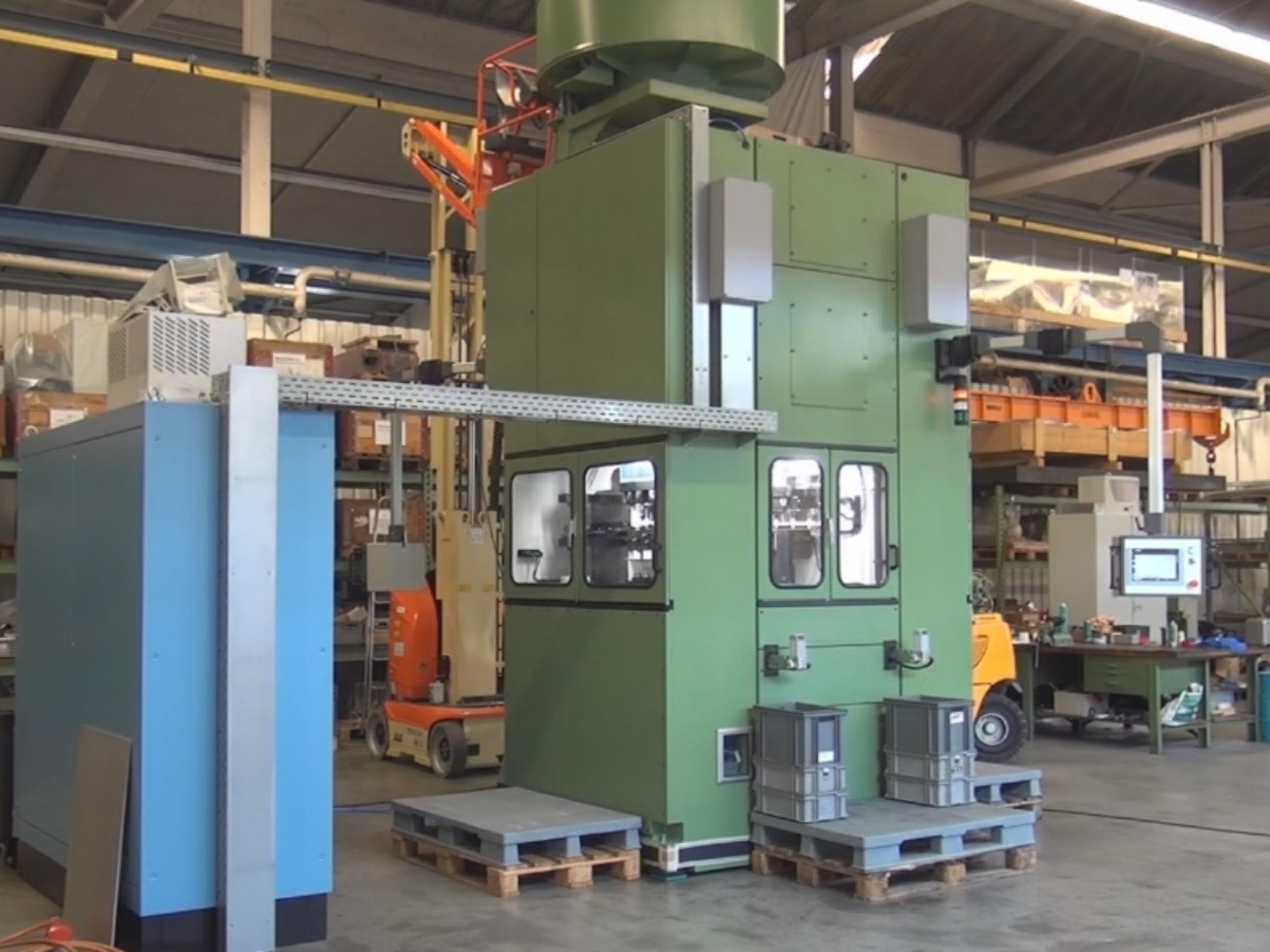Nobag, combined heading, indenting and tapering press